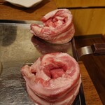 166169090 - 厚切りバラ肉