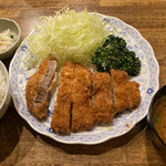 とんかつ ゆたか - ロースカツ定食