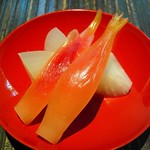 柚子屋旅館・一心居 - 茗荷とウドの甘酢あえ