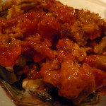 中国飯店 富麗華 - 上海蟹の蒸し物ズームアップ