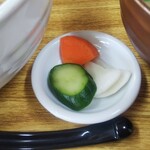 小さな食堂 ヒロ - 漬物 ※拡大 (2022.01.11)