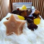 埜庵 - 栗アイスうまい