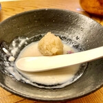 鮨おばな - シャリ玉で混ぜ混ぜ　お代わり希望