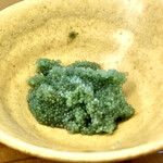 鮨おばな - 海老の卵　そのままで旨い