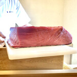 鮨おばな - 赤身の鮪？　産地は失念