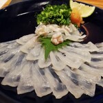 味ふく - ふぐ刺しです