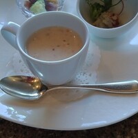 鉄板焼 すみだ - 前菜とスープ