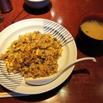 Chuuka Fuuka Teiryourifu-Min - 納豆チャーハンと味噌汁