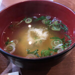 家庭料理居酒屋 よってって - お味噌汁もうま過ぎます、最高！