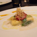 ガストロノミー ジョエル・ロブション - Dec, 2012　真鯛　ポロ葱のエテュベとシトロネルの香りのクリーム