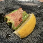 鳥茂 - ピーマンの肉詰め 塩