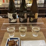 福光屋ひがし - 季節限定酒3種飲み比べセット1,500円