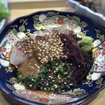 糸島ほたる - ◆鯛の胡麻和え・・胡麻ダレの味わいもよく美味しい。
