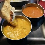 スパイス クラフト - サンバル(手前)とラッサム(奥)おかわり