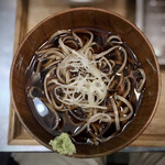 Sutando Soba Sankaku Shinobuchan - から揚げ定食のお蕎麦