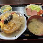 Sumiyaki Sakaba Ichien - 2022.1ワンコインランチ『天津飯』