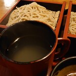 そば処・梨郷 - 蕎麦湯はゆるめ