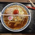 Mensyou sakichi - 濃厚辛味噌ラーメン　680円　丼の直径21cm