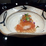 日本料理 晴山 - 2012年12月あおりいかの昆布〆