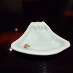 日本料理 晴山 - 2012年12月箸置きは、富士山♪