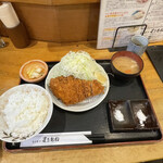 とんかつ まさむね - ランチロースかつ定食　1280円