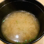 鮨 由う - 味噌汁