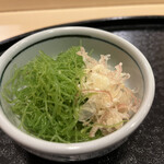 小笹寿し - 海藻と茗荷