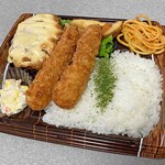 FUJI - エビフライ&チーズハンバーグ弁当