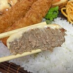 FUJI - エビフライ&チーズハンバーグ弁当