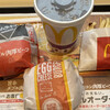 マクドナルド - 旨辛ダブルセット(740円)。旨辛ダブル肉厚ビーフと飲み物、ポテトSのセットです。加えて、エグチ(200円)