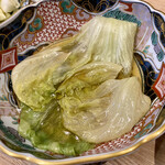 博多串焼 しんべヱ - おでん出汁レタス(¥100)