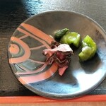 凡蔵 - かつとじ定食の漬物