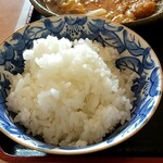 凡蔵 - かつとじ定食のご飯