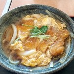 凡蔵 - かつとじ定食のかつとじ