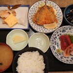 Hamayaki Kaisen Izakaya Daishou Suisan - 漁師のガッツリ満腹セット1,200円