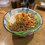 麺屋 さん田 - 平打麺のカレー白湯まぜそば