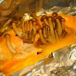 卓 - サーモンホイル焼きその１