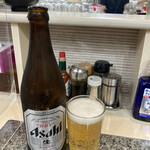 You bouchou - まずはビール。瓶がありがたい。