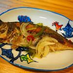 卓 - あじ南蛮漬けその２