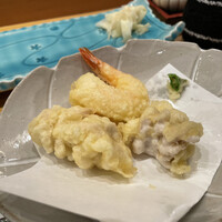 八千代本店 - ししとう•たち半分食べて撮影