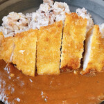 レストラン旬菜 - ロースカツカレー 早池峰三元豚使用