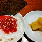 灼味噌らーめん 八堂八 - マスすじ子のっけ飯、数の子