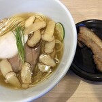 麺屋一燈 - 松茸らーめん+バラの煮豚