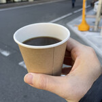 Bistro VANVAN - ホットコーヒーのテイクアウトのサービス。