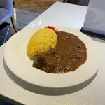 Bistro VANVAN - 赤ワインで煮込んだカレーライス。美味し。