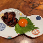 うなぎ亭 友栄 - 割き立ての肝（タレ）　こちらの方が好き。大きい！