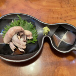 うなぎ亭 友栄 - 割き立ての肝（ワサビ）　素材そのものの通好みの味