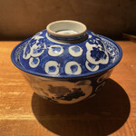 炭焼 おかげさん - 軟骨入り鶏そぼろ丼の卵黄醤油漬乗せ