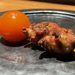 炭焼 おかげさん - ハツ元提灯