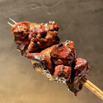 炭焼 おかげさん - 京紅地鶏の肝と背肝ミックス